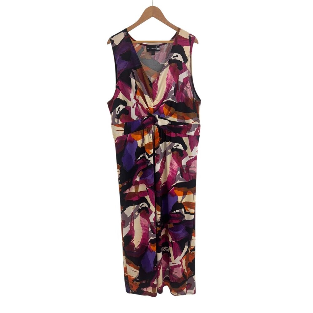 Antthony Multi-Color Abstract Print Long Maxi Dre… - image 7